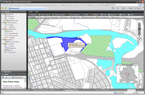 Рис.4. ГИС-платформа Autodesk MapGuide Studio 